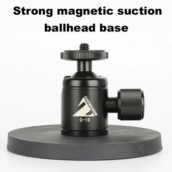 Stiprus magnetinis siurbimo trikojo ballhead bazės važiuoklės telefono 