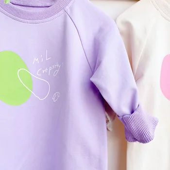 MILANCEL 2020 kūdikiams rudenį naujų kūdikių mergaičių drabužius ilgomis rankovėmis kūdikiams berniukai romper kūdikių outwear nemokamai skrybėlę