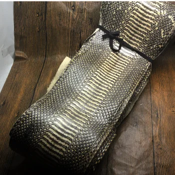 Aukštos klasės originali gyvatės odos pobūdžio odos visai gabalas amatų medžiagos, piniginės rankinės apdaila