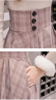 Madinga High Waisted Pledas Sijonas Faldas Largas Mujer Faldas Mujer Moda 2019 Korėjos Stiliaus Moteris Vidurio Sijonas Laisvalaikio Moteriški Sijonai