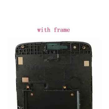 Originalą LG K8 LTE K350 K350N K350E K350DS LCD Ekranas su Jutikliniu Ekranu, skaitmeninis keitiklis komplektuojami Su rėmo nemokamas pristatymas