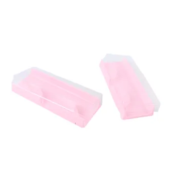 100vnt/set Plastikinė Rožinė Smėlio spalvos Skaidrus Blakstienas Atveju Daug Blakstienos Atveju, Saugojimo, Pakavimo Dėžutė sudaro Atveju 40#41