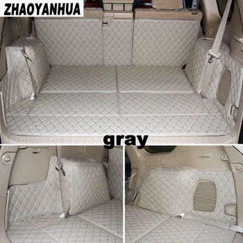 ZHAOYANHUA Užsakymą Specialių automobilių Kamieno kilimėliai Mitsubishi Ulonas Galant ASX Pajero V73 V93 5D automobilių stiliaus kilimas grindų linijinės