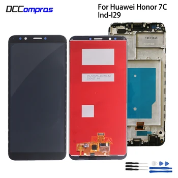 5.99 colių Huawei Honor 7C pro LND-29 LND-AL30 LND-AL40 LCD Ekranas Jutiklinis Ekranas skaitmeninis keitiklis komplektuojami Su Rėmo