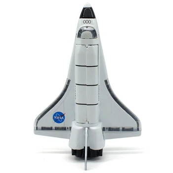 Lieti Space Shuttle lydinio Vietos Amatų Erdvė, Plokštuma Erdvėlaivis Modelį, 19.5 cm Ilgis su Šviesos Muzika Vaikams, Žaislai