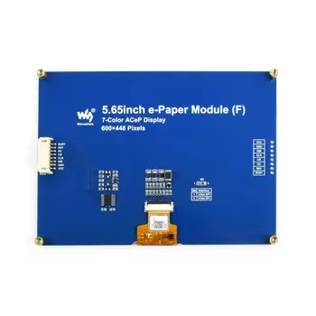 5.65 colių SPI Išplėstinė 7-Spalva ACeP E-Knyga ePaper E-ink Ekranas Ekrano Modulis Aviečių Pi 3 4 B+ Arduino STM32 Projektas