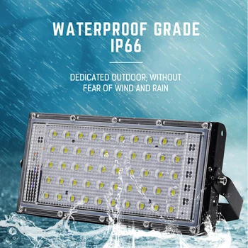 4pcs/daug 50W Led Potvynių Šviesos AC 220V 230V 240V Lauko Prožektorius Prožektorius IP65 Vandeniui LED Lempą Kraštovaizdžio Apšvietimas