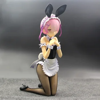 Bunny Mergina Re:Gyvenimas kitame Pasaulyje Nuo Nulio Rem Figma PVC Veiksmų, Kolekcines, Modelį, Žaislai, Lėlės Japonų Anime Duomenys