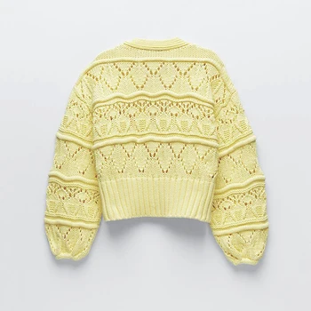 HWLZLTZHT Megztiniai Megztinis Moterims Rudenį Moterų Atsitiktinis ilgomis Rankovėmis Mygtuką Cardigan Megztiniai Kailis Femme Žiemą Šilta Striukė