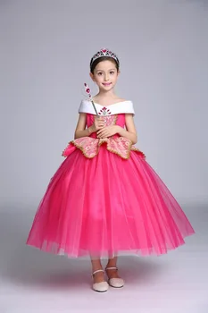 Baby Princess Rapunze Cinderell snieguolė Bella elza Aurora suknelė vaikų kostiumas mergaitėms ubierz Šalies Vestidos suknelė