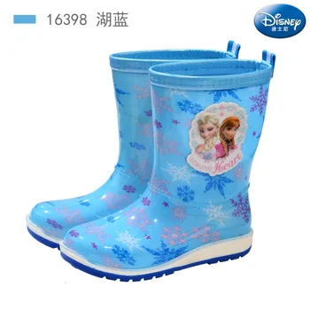 Disney Automobilių vaikams, kūdikių lietaus batai berniukams ir mergaitėms studentų lietaus batai ne slydimo vandens batai užšaldyti Tėvų-vaikų guminiai batai