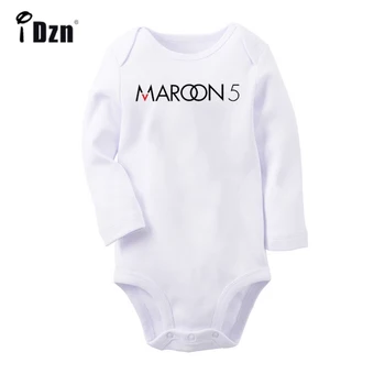 Maroon 5, Roko Grupė Ozzy Osbourne Helovinas Vaikams Sabotažo Dizaino Naujagimiui Bodysuit Bamblys Onesies Ilgomis Rankovėmis Jumpsuit