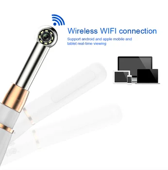 Belaidžio Dantų Endoskopą Wi-fi HD USB Viduje Burnos, Dantų Intraoral Kameros LED apšvietimas Realaus laiko Video Apžiūra, Dantų Priemonė