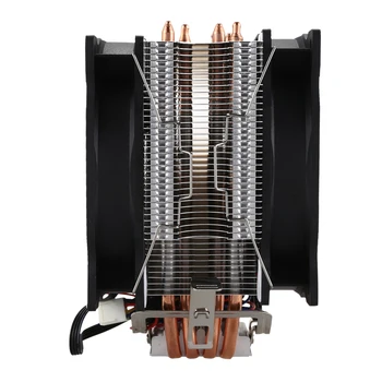 SNIEGO CPU Cooler Master 4 Tiesioginio Kontakto Šilumos vamzdžiai įšaldyti Bokštas Aušinimo Sistema CPU Aušinimui Dvigubas Ventiliatorius su PWM, 2 Ventiliatoriai