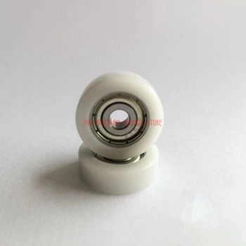 Miniatiūriniai guoliai 608 padengtus guma, guolis, 8*27*11mm butas guolių skriemulys nailono roller aparatūra