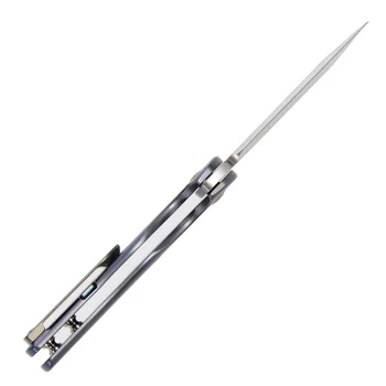 Kizer sulankstomas peilis Ki3488A1/A2 Aviganis C10C Mini medžioklės peilis normalus aviganis mini titano, peilis, lauko kempingas įrankių