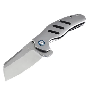 Kizer sulankstomas peilis Ki3488A1/A2 Aviganis C10C Mini medžioklės peilis normalus aviganis mini titano, peilis, lauko kempingas įrankių