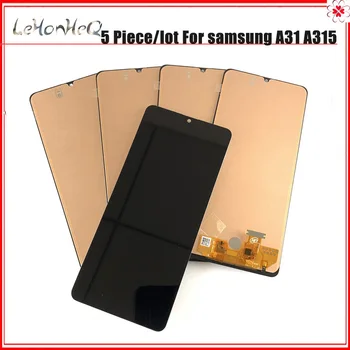 Didmeninė 5 Vnt daug Incell LCD Samsung Galaxy A31 A315 A315F A315F/DS A315FD Ekranas jutiklinis ekranas skaitmeninis keitiklis Asamblėja