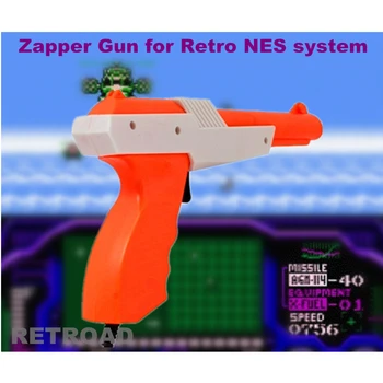 Vaizdo Žaidimų Priedai RETROAD Naujas Zapper Šviesos Gun 8 bitų NE, arba ŠEIMOS Retro žaidimų Žaisti Ančių Medžioklė, Hogan ' s Alėja & Daugiau
