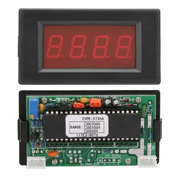 įtampos detektorius 5135A 3 1/2 Skaitmenų Raudonas LED Skaitmeninis Skydelis Metrų DC Voltmeter voltmetras skaitmeninis ammeter voltmeter
