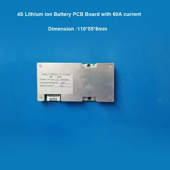 4S li jonų baterija arba 12V Lifepo4 baterija su BMS 30A iki 60A pastovaus išlydžio srovė ir balansas, atsarginės elektros supllier