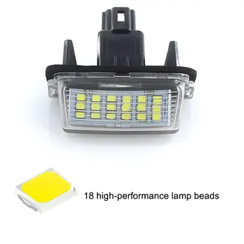 2vnt Baltas LED Licencijos Numerį Lemputė Canbus Toyota Yaris/Vitz Camry 