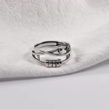 Ckysee Senovinių Sidabro 925 Papuošalai Moterims, Vestuvių Piršto Atidaryti Žiedas Anillos Pareiškimą, Sužadėtuvių Žiedai Bijoux Femme