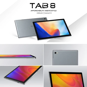 Blackview Tab 8 10.1 colių 4G LTE Tablečių, 4 GB RAM, 64 GB ROM Face Unlock 