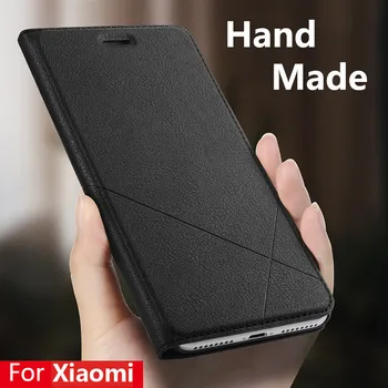 Rankų Už Xiaomi Redmi 4 / Redmi 4 Pro / Redmi 4X & 4A Odinis dėklas Mados PU Flip Cover Kortelės Lizdas Stendas