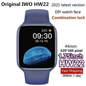 Originalus iwo HW22 Smart Žiūrėti 1.75 colių užsakymą dial 