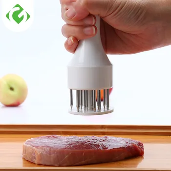 Virtuvės produktas, Buitinių metalo pušų spyglių marinuoti varnalėša priemonė Nerūdijančio Plieno Mėsos Tenderizer injekcijos adatą Konkurso mėsa