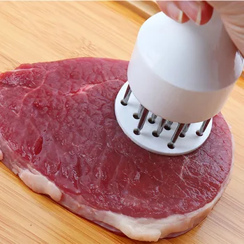 Virtuvės produktas, Buitinių metalo pušų spyglių marinuoti varnalėša priemonė Nerūdijančio Plieno Mėsos Tenderizer injekcijos adatą Konkurso mėsa