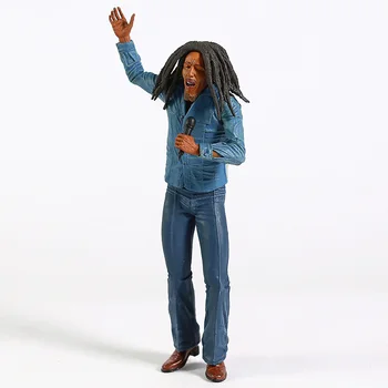 Bob Marley Veiksmų Skaičius, Žaislų Legendos Jamaika Dainininkas Bob Marley Su Mikrofonu Ekrane Kolekcijos Lėlės Gimtadienio Dovana