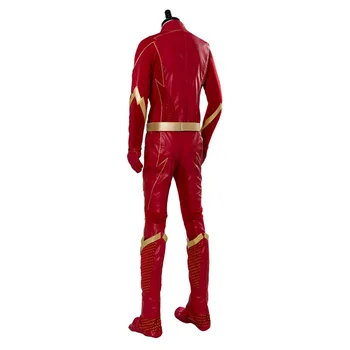 Barry Allen Cosplay Kostiumų Sezonas 4 Cosplay Kostiumų Batai Suaugusių Vyrų Helovinas