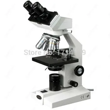 Mokymo demonstravimo-AmScope Prekių 40X-2000X Žiūronų Biologinis Mikroskopas su Mechaniniu Etapas
