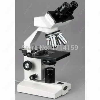 Mokymo demonstravimo-AmScope Prekių 40X-2000X Žiūronų Biologinis Mikroskopas su Mechaniniu Etapas