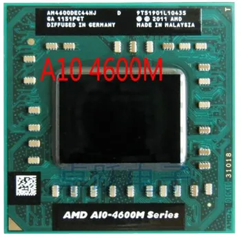 Originalus intel AMD nešiojamas Mobiliojo A10 4600M A10-4600m originalus Lizdas FS1 CPU 4M Cache/2,3 GHz/Quad-Core procesorius nemokamas pristatymas