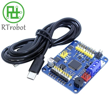 16 Kanalų Robotas Servo Kontrolės Valdyba Servo Variklio Valdikliu PS-2 Belaidžiai Valdymo USB/UART Ryšio Mod