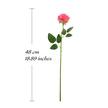 CHENCHENG 11 Vienetų 48 CM Dirbtinių Rožių Netikrą Rožių Puokštė Vestuvių Namo Apdaila Plastikinių Gėlių, Džiovintų Gėlių Gėlių Ornamentu