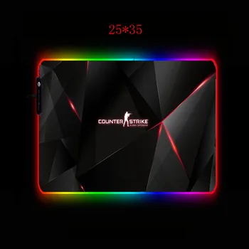 Led 800x300mm Žaidimų Pelės Mygtukai RGB Kompiuterio Kilimėlis Žaidėjus Custom 