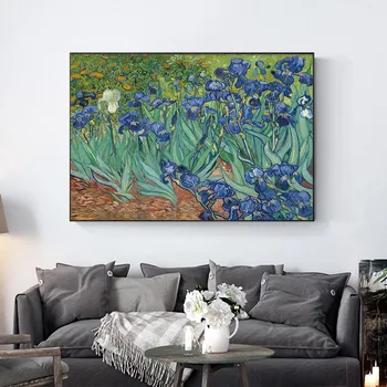 Tapyba Van Gogh Žvaigždėtą Naktį Saulėgrąžų Abstrakčios Drobės Meno Spausdinti Plakato Nuotrauką Sienos, Kambarį, Namą, Freskomis Dekoruoti