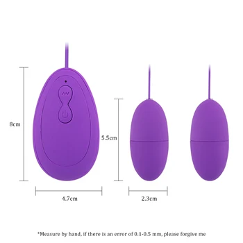EXVOID 20 Dažnio Kiaušinių Vibratorius ir Nuotolinio Valdymo Vibratoriai Moters G-Spot Massager Klitorį stimuliuoja Sekso Žaislai Moterims