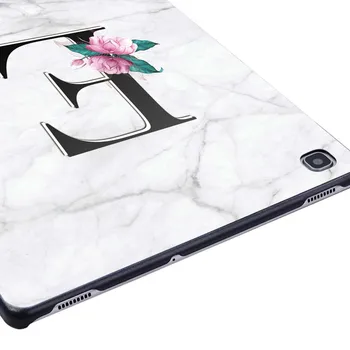 Sunkiai Shell Tablet Case for Samsung Galaxy Tab A6/Tab/Tab E/Tab S5E - 26 Raidės Slim Tablet Padengti Atveju + Nemokamas Stylus