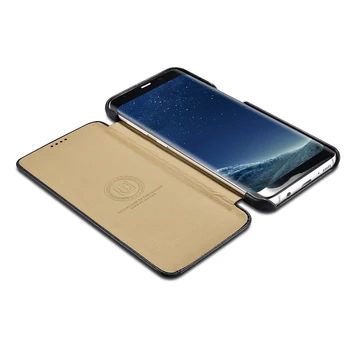 Icarer Galaxy S8 Plus Flip Case natūralios Odos Magnetinio Atveju, Samsung Galaxy S8 S8 Plius Telefoną Atvejais Apsauginiai Dangteliai