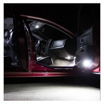2vnt LED Durų Mandagumo Šviesos Toyota Alphard 