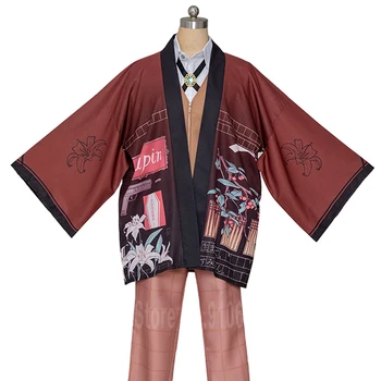 Japonų Anime Bungo Benamių Šunų Kimono Haori Harajuku Stiliaus Megztinis Atsitiktinis Palaidinė Yukata Rūbeliai Dazai Osamu Cosplay Kailis Viršūnės