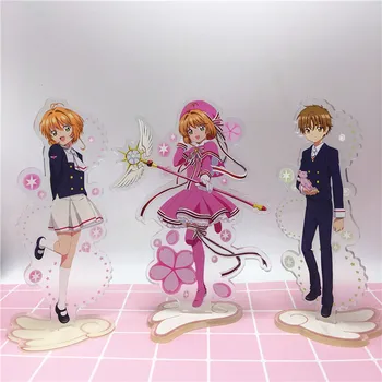 Anime Cardcaptor Sakura Akrilo Stendas Modelis Žaislai Sakura Veiksmų Skaičius, Pakabukas žaislas 15cm, dvipuse dovana