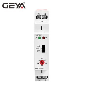 GEYA Laiptų Jungiklis Automatinis Nedelsiant išjungti Šviesos Jungiklis AC230V Relay 16A šviesų Valdymo Relė Laiptai Laikmačio Jungiklis