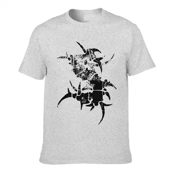 Sepultura Logotipas T-shirt Spausdinti Atsitiktinis Medvilnės Trumpos O-kaklo Kn(kilmės šalis), Šukuotinių