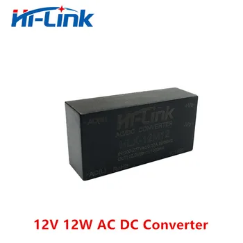 Nemokamas pristatymas 2vnt/daug 220V, 12V 12W AC DC izoliuotų perjungimo žingsnis žemyn maitinimo modulis AC DC konverteris HLK-12M12